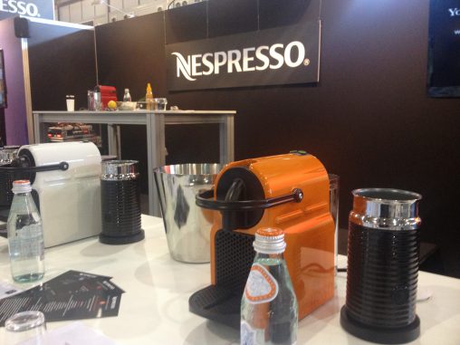 Each participant in the Nespresso masterclass had their own Inissia to play with.