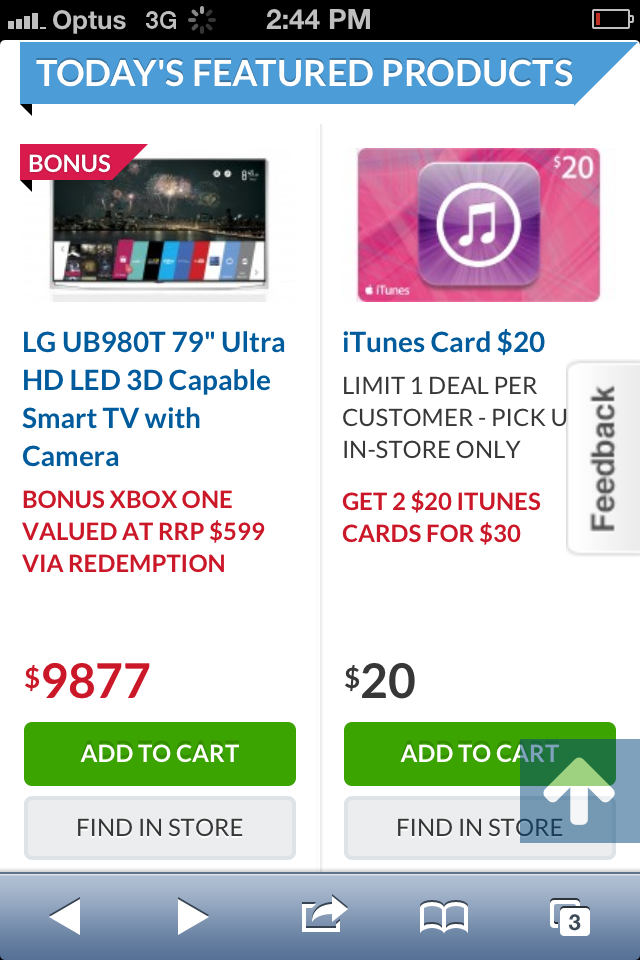 Omnichannel at Work New and improved Harvey Norman mobile site