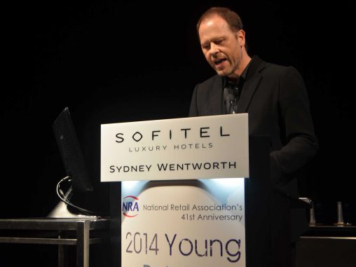 General Pants CEO Craig King at the Young Retailer of the Year Award