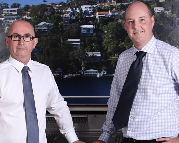 Electrolux acting MD Mike Putt and CFO Michael Earl.