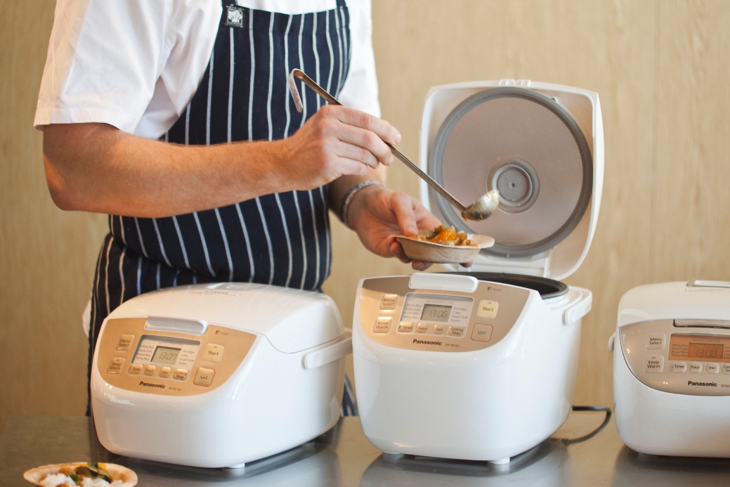 The Panasonic Rice Cooker (SR-DE183, RRP $159) is ‘an intelligent rice cooker with a mind of its own’ that adjusts its own temperature and cooking time. It also makes soup, stew, broth, cakes and porridge.