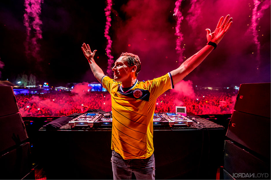 Dutch DJ and umlaut fan Tiësto.