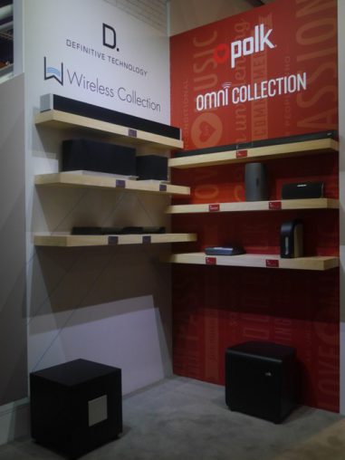 Brand house Sound Unlimited has revealed two different sets of wireless multiroom audio: the sleek and futuristic Definitive Technology collection and the more homely Polk Audio system. Both feature bookshelf speakers, soundbars, amplifiers, subwoofers and a connector for adding existing hi-fi.