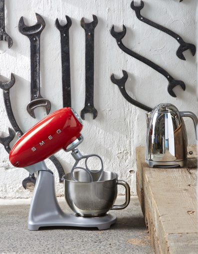 Smeg mixer and kettle.