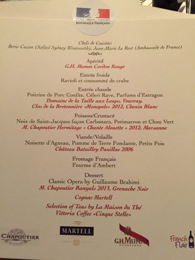 Guests enjoyed a varied but constantly amazing degustation.