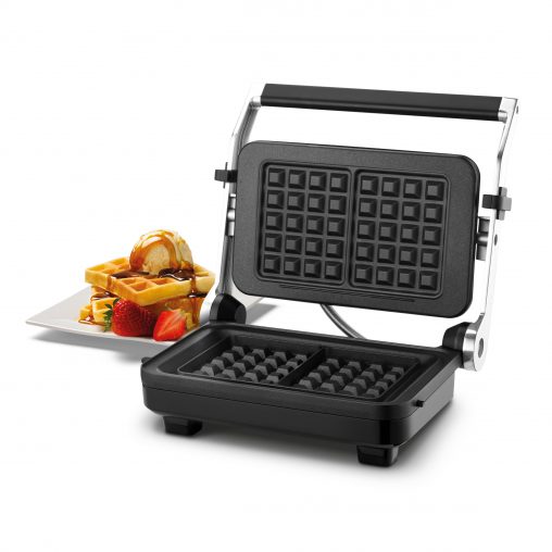Kambrook Belgian Dual Waffle Press (KWM200BSS, RRP $59.95) This crowd-pleasing breakfast appliance features a 1,100-watt heating element for fast heat up while locking clips ensure perfectly cooked waffles across the 2-centimetre thick pan. RRP $