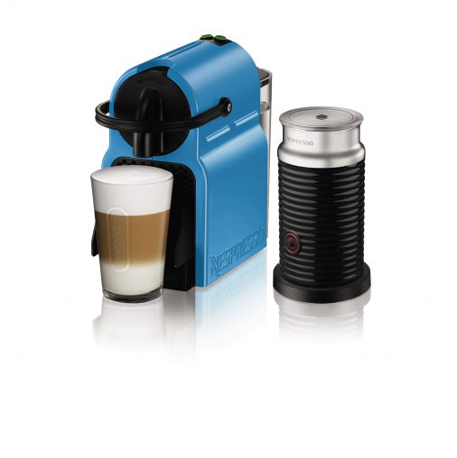 Nespresso Inissia in Pacific Blue.