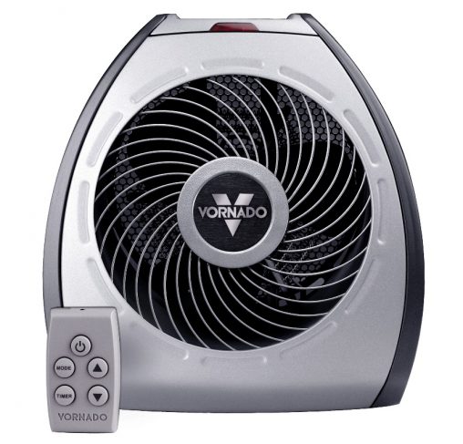 Vornado TVH 500 Charcoal With Remote (RRP $349), with 5-year warranty, automatic safety shut-off system and push button controls.