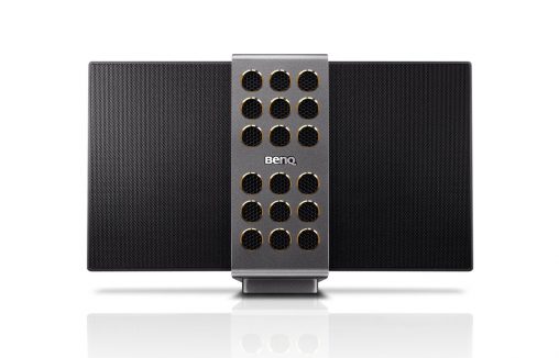 BenQ treVolo Bluetooth Speaker Using years of learnings from its R&D, BenQ has created this Electrostatic Speaker, which features wings that fold back and forth to create biodirectional sound. The rechargeable battery lasts 12 hours. RRP $399