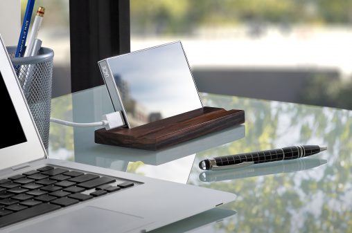 LaCie Mirror (RRP $429) This high performance portable 1TB hard drive is wholly encased in scratch resistant Corning Gorilla Glass, making it an elegant addition for desktops in the home and office.