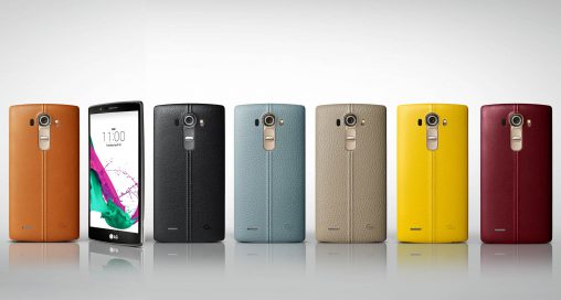 LG G4 Available in a range of ‘ceramic’ and ‘genuine leather’ colours, LG’s new flagship smartphone, the G4, has a 5.5-inch Quad HD display (2,560 x 1,440), 16MP and 8MP cameras, and 32GB of storage, expandable via microSD.