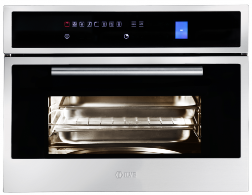 ILVE Combination Steam Oven (ILCS45X, RRP $3,499) With a sleek stainless steel exterior, ILVE’s Combination Steam Oven has 11 oven functions, steam cooking (40-130 degrees), forced-air cooking, as well as the combination of both.