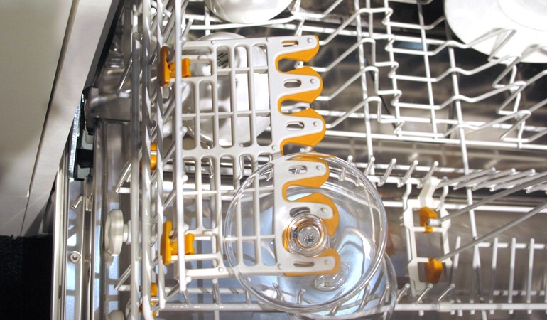 Miele's new dishwashers have a protective rubber feature with a 58-minute program.