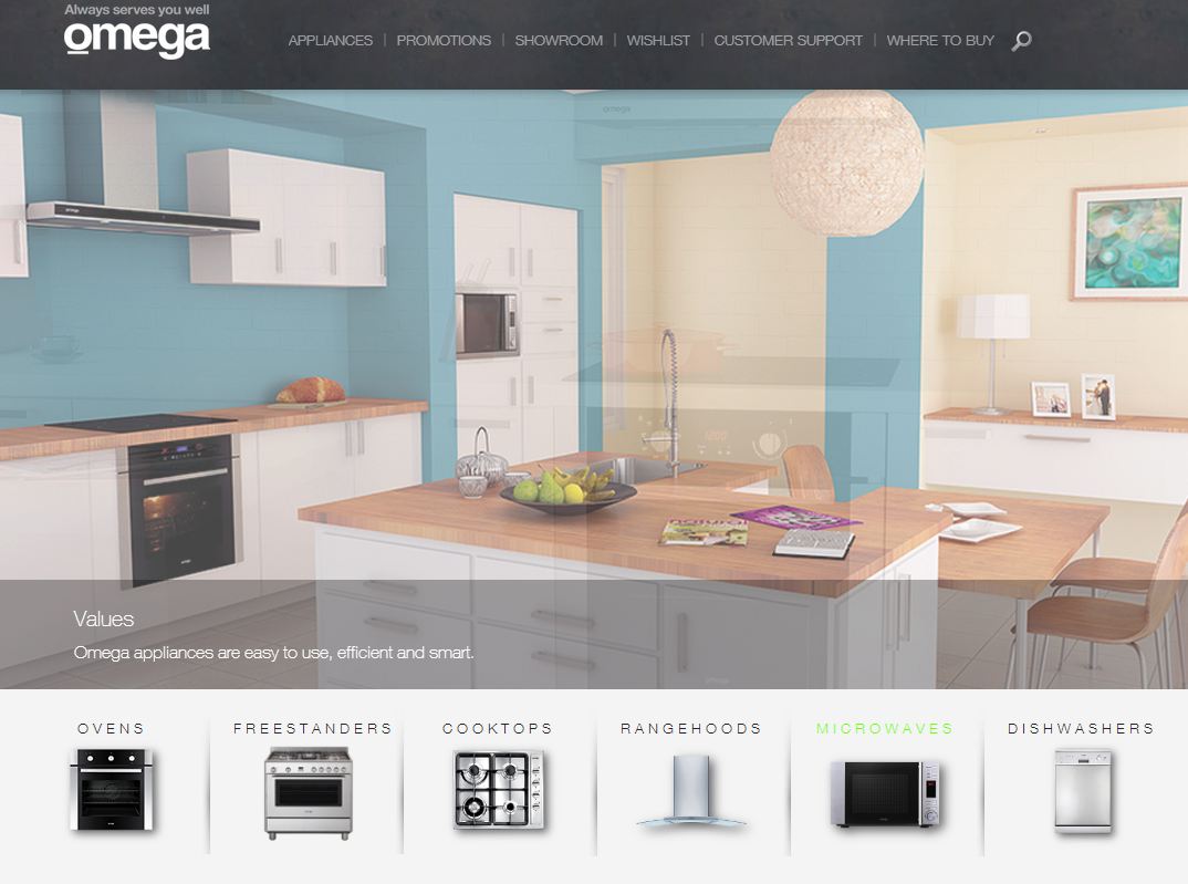 Omega Appliances launches new website with nifty video explanations