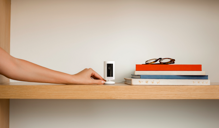 ring indoor camera looking outside